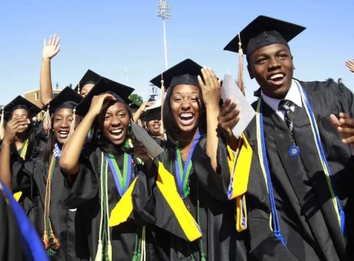 Students celebrating as Caleb University hosts 16th matriculation