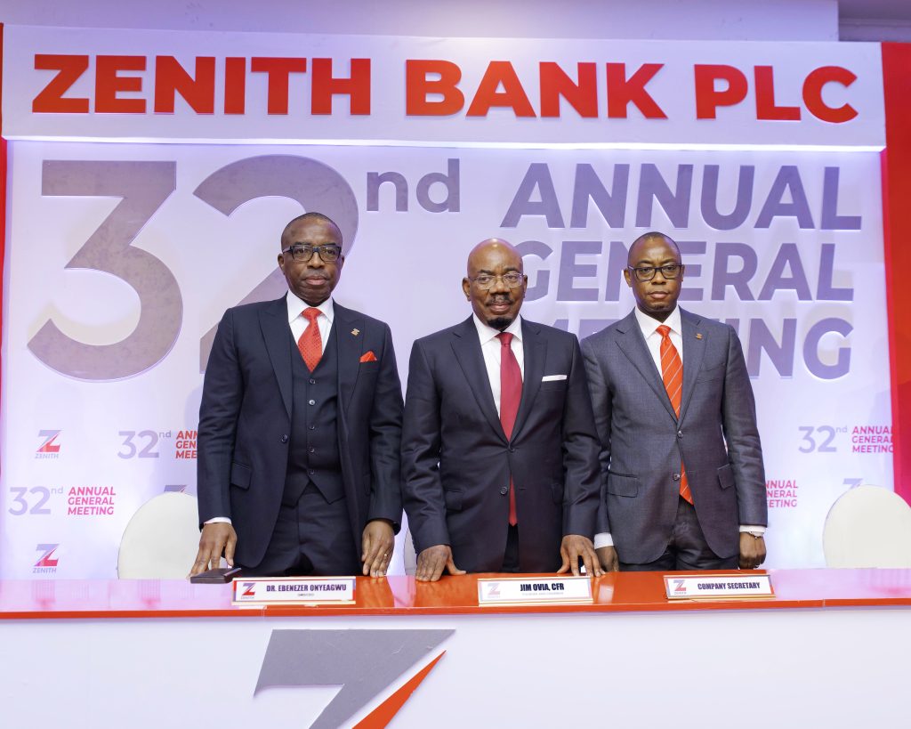 ZENITH BANK’S LANDMARK N100.47 BILLION DIVIDEND PAYOUT EXCITES SHAREHOLDERS