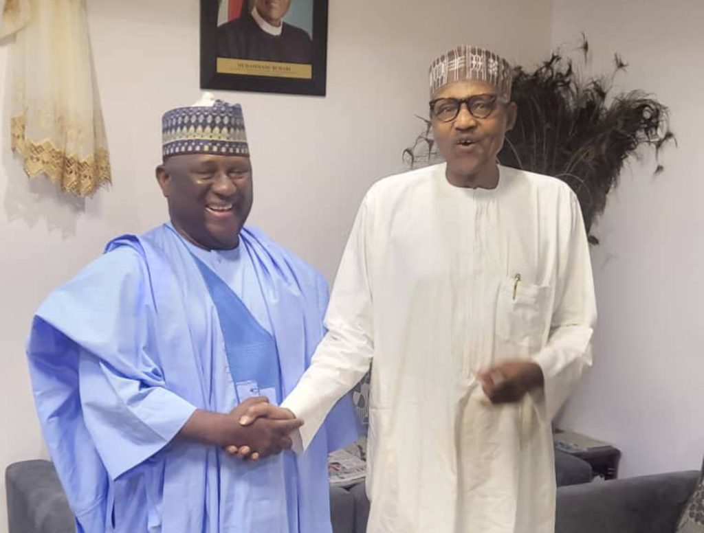 BUA GROUP CHAIRMAN ABDUL SAMAD RABIU VISITS FORMER PRESIDENT BUHARI