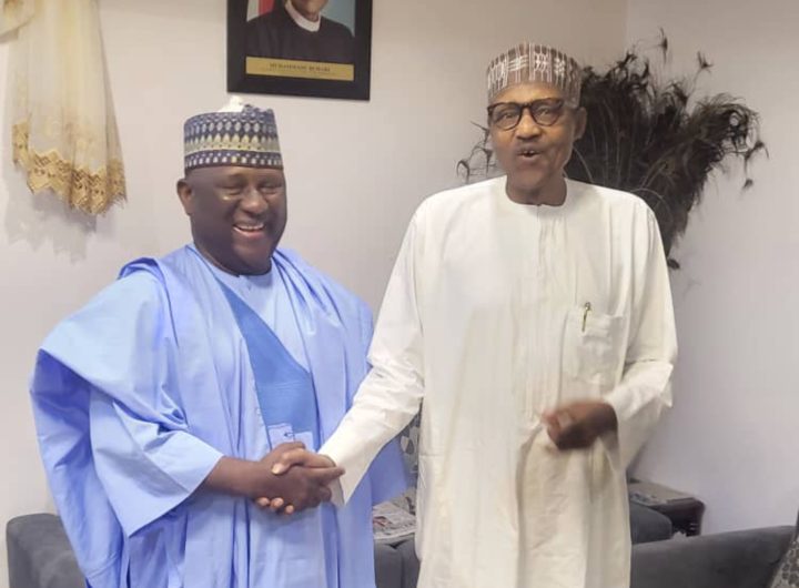 BUA GROUP CHAIRMAN ABDUL SAMAD RABIU VISITS FORMER PRESIDENT BUHARI