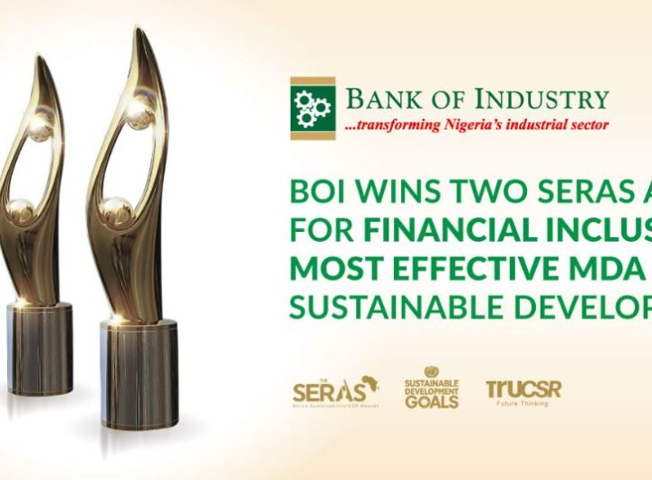 Bank of Industry (BOI) Secures Dual Honours as Most Effective MDA in Sustainable Development