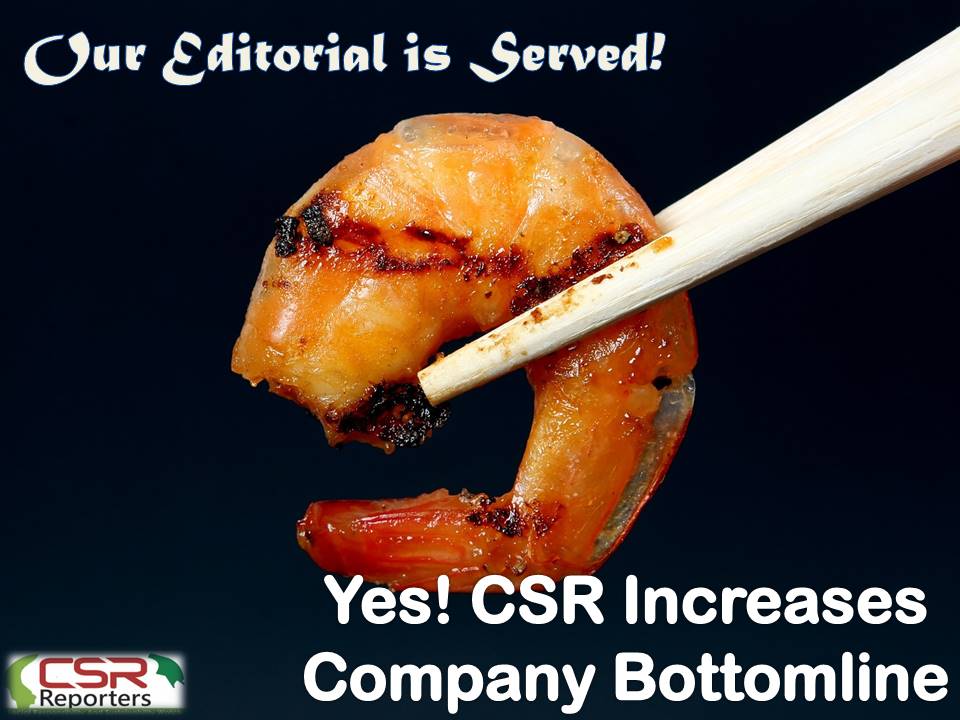 Yes! CSR Increases Company Bottomline