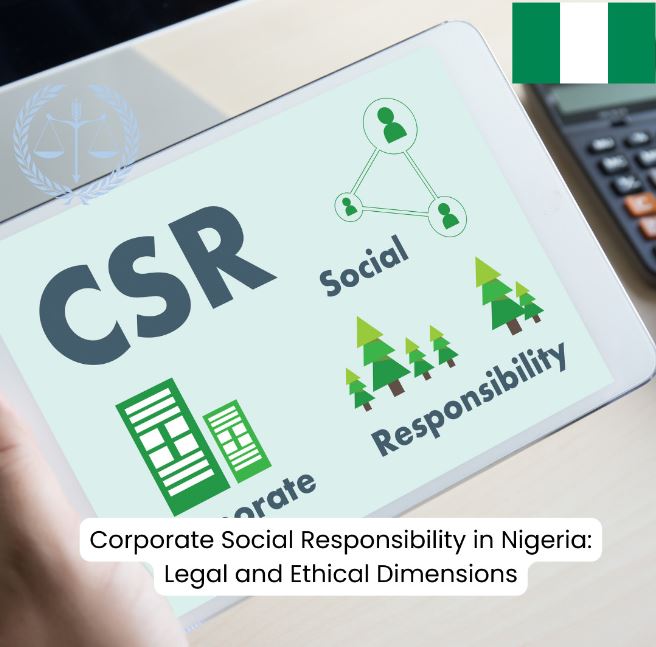 Legal and ethical dimensions of CSR in Nigeria - CSR REPORTERS - CSR ...