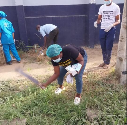 Natures Gentle touch cleans up Aswani road