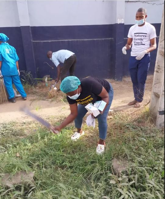 Natures Gentle touch cleans up Aswani road