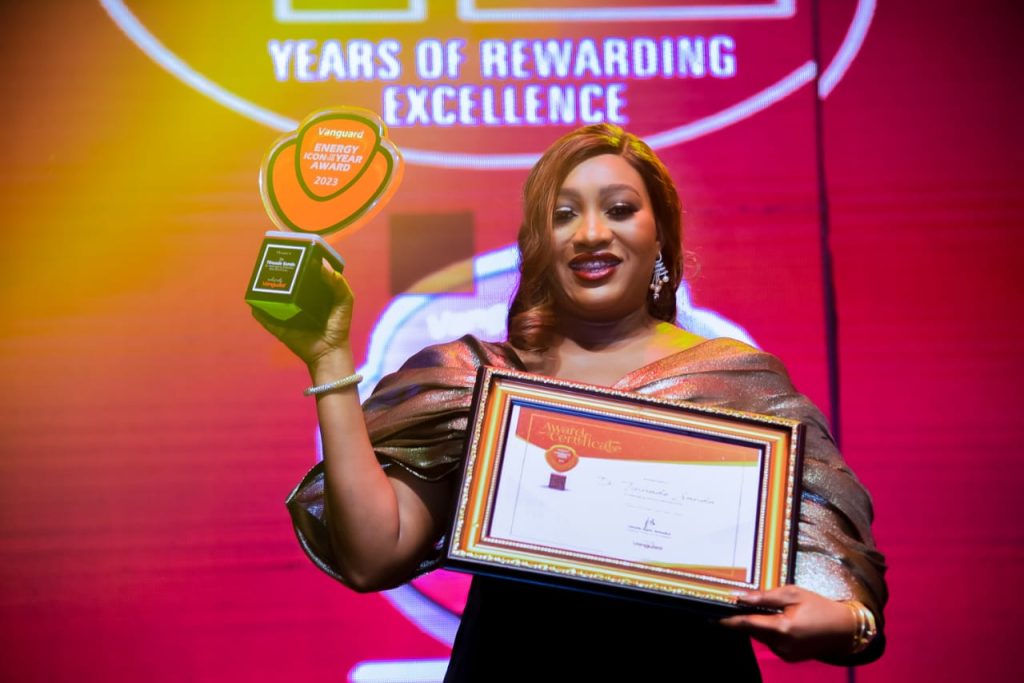 Dr. Tinuade Sanda Wins 2023 Vanguard Energy Icon of the Year Award