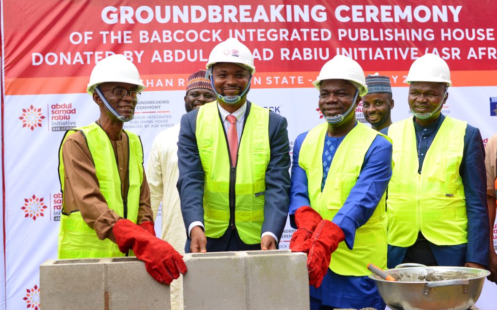 ASR AFRICA FLAGS OFF CONSTRUCTION OF A N280 MILLION INTEGRATED PUBLISHING HOUSE FOR BABCOCK UNIVERSITY