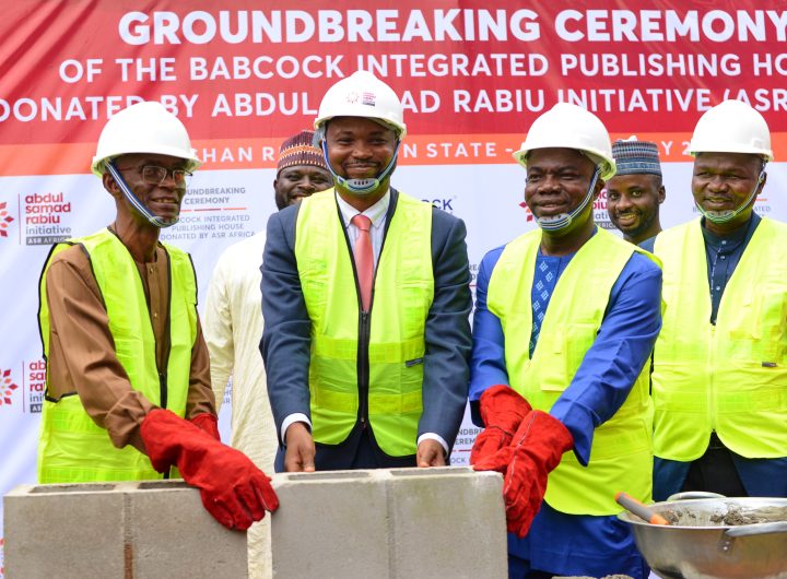 ASR AFRICA FLAGS OFF CONSTRUCTION OF A N280 MILLION INTEGRATED PUBLISHING HOUSE FOR BABCOCK UNIVERSITY