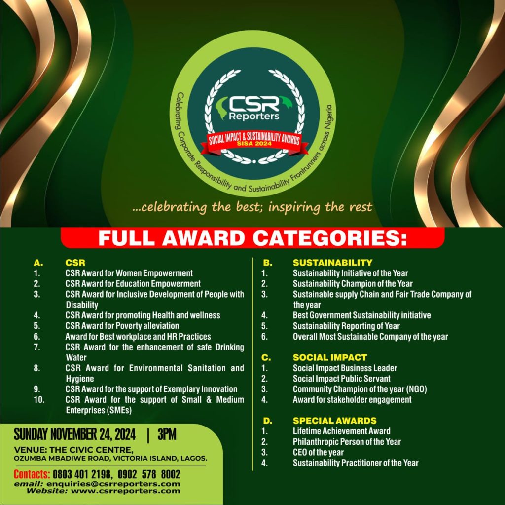 CSR Reporters' Social Impact and Sustainability Awards (SISA): Celebrating the Best, Inspiring the Rest