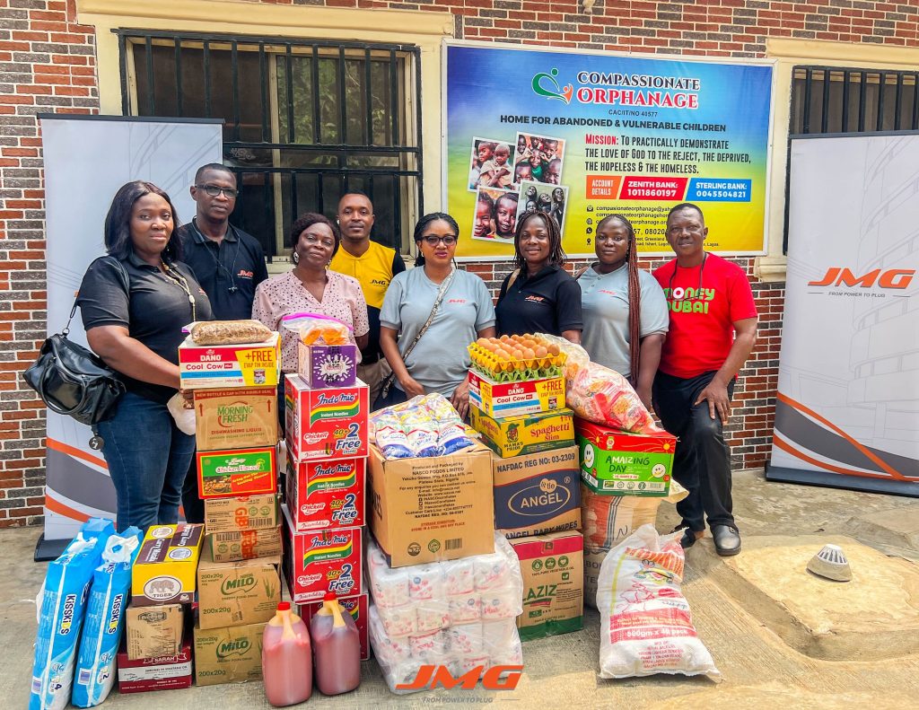 JMG Limited Brings Succor to Less-Privileged, Donates Food Items to Orphanages