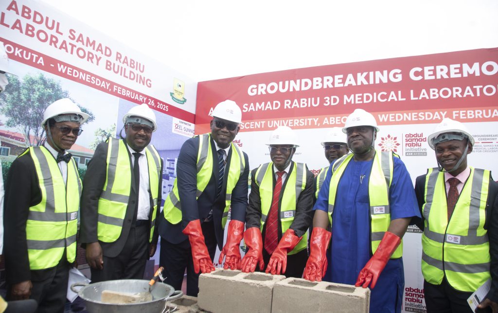 ASR AFRICA HOLDS GROUNDBREAKING CEREMONY FOR A N250 MILLION ABDUL SAMAD RABIU MEDICAL SCIENCE LABOURTAORY FOR CRESCENT UNIVERSITY ABEOKUTA