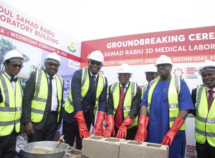 ASR AFRICA HOLDS GROUNDBREAKING CEREMONY FOR A N250 MILLION ABDUL SAMAD RABIU MEDICAL SCIENCE LABOURTAORY FOR CRESCENT UNIVERSITY ABEOKUTA