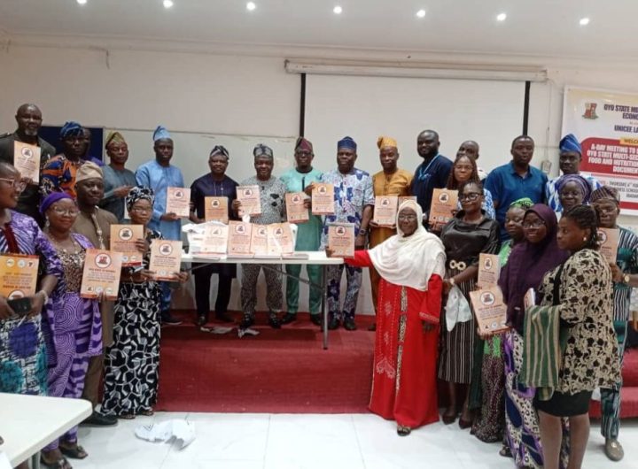 Group photo as Oyo State Partners with UNICEF to Combat Malnutrition