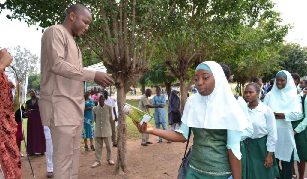 Students and teachers of Government Secondary School, Gwarinpa