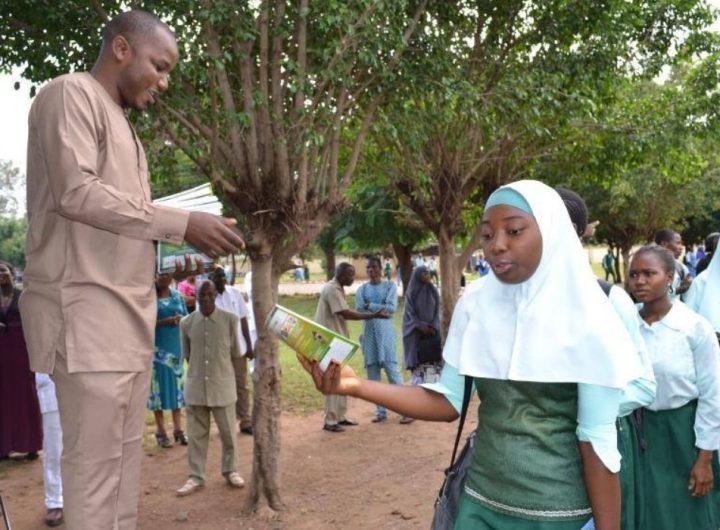 Students and teachers of Government Secondary School, Gwarinpa