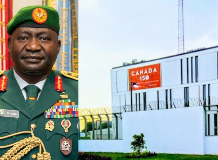 Christopher Gwabin Musa, Chief of the Defence Staff of Nigeria and Canada Embassy in Nigeria