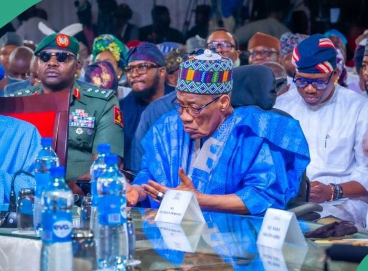 Bola Tinubu, Ibrahim Babangida and Obasanjo, among others in the public presentation of IBB's autobiography, A Journey in Service, and the accompanying fundraising event held in Abuja