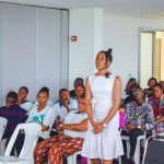 Group of audience in a public speaking event