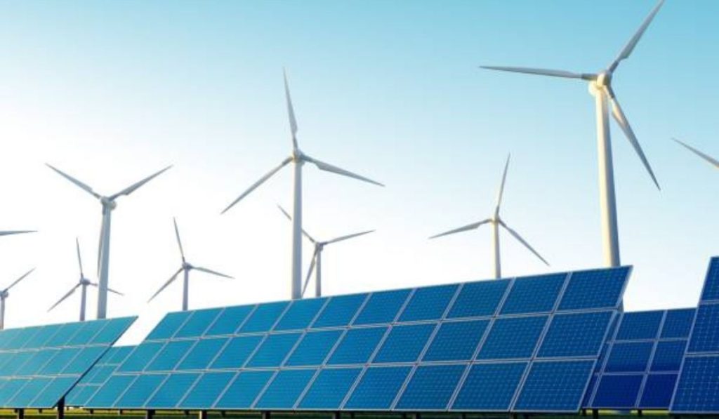 Solar Panels and Energy wind mills