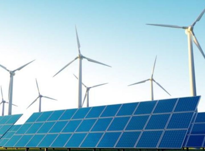 Solar Panels and Energy wind mills