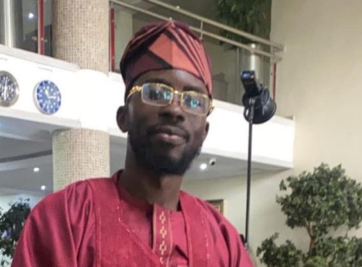 Selfie photot of Philanthropist Oluwadamilola Moronfolu