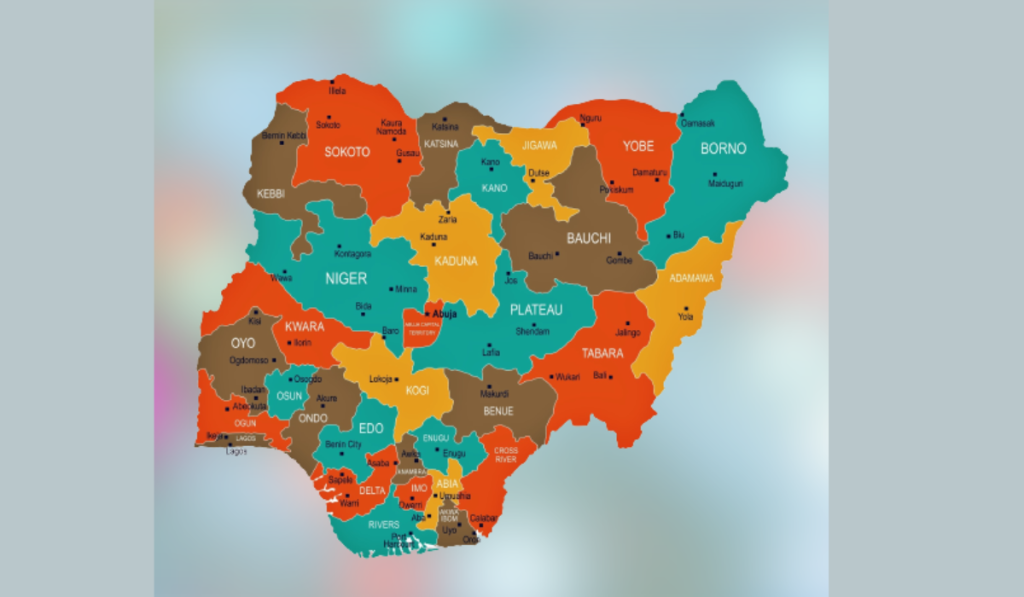 Map of Nigeria