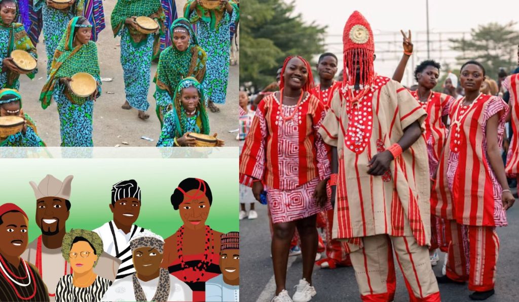 Photo grid of different persons representing different cultural groups