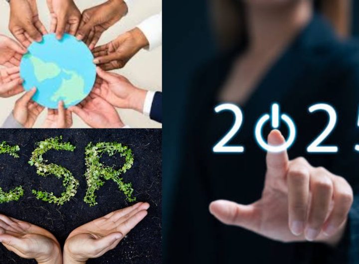 A photo grid of CSR, 2025 and global unity
