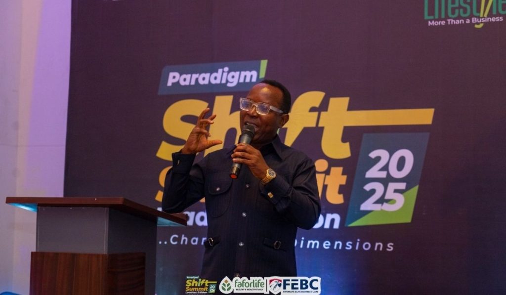 A speaker at FaForLife Elite Business Club launch