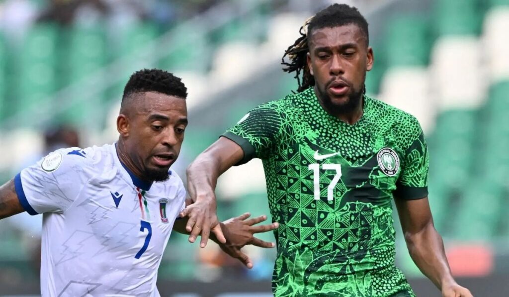 Players for Nigeria vs Ghana unity match