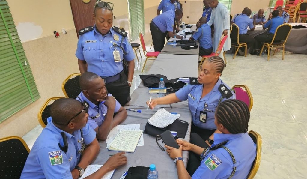Police officers at CLEEN Foundation's training program to end Gender-based Violence (GBV)