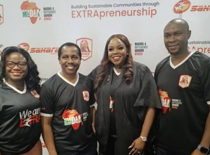 Sahara Group Foundation representatives at the MADAA relaunch event