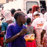 A Nigerian Child Eating