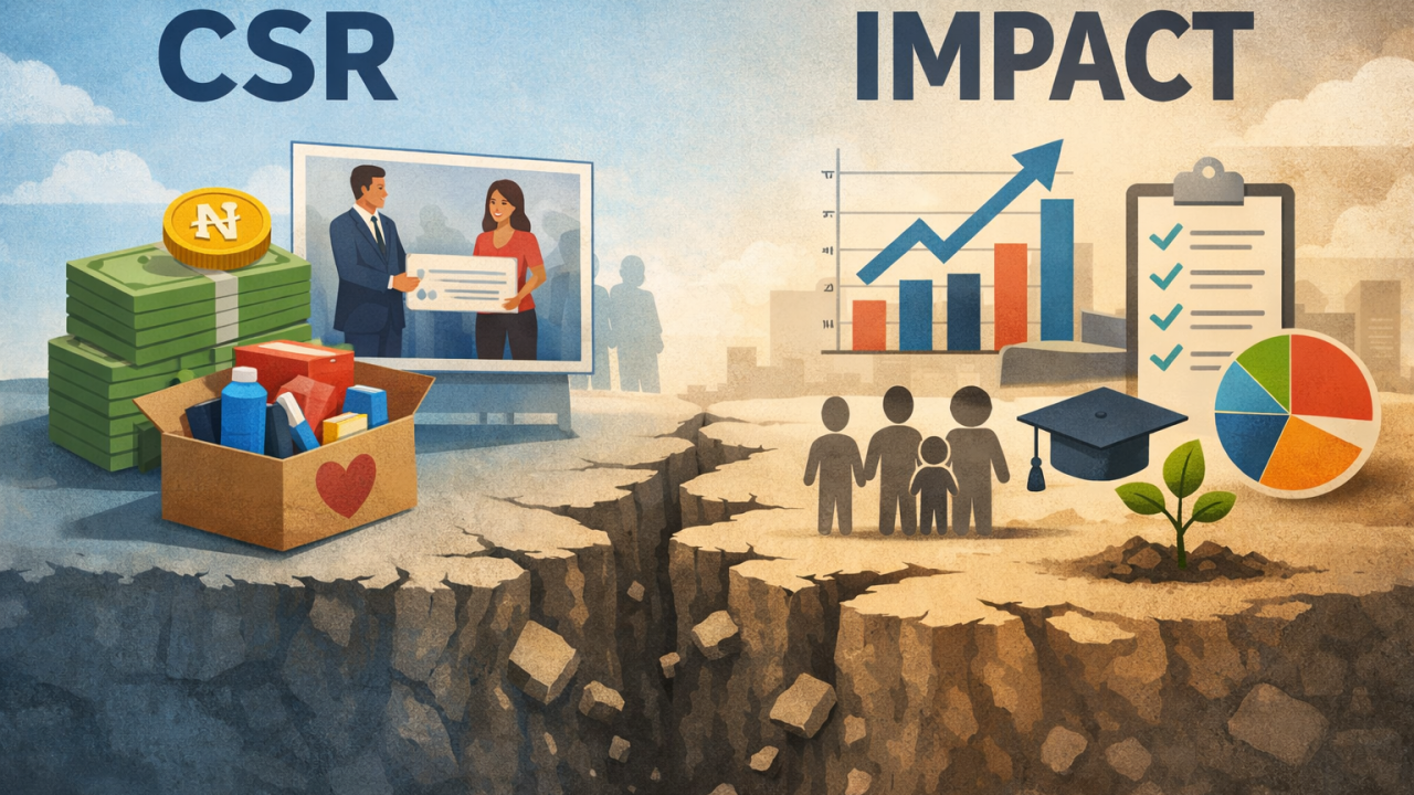 Infographics of CSR vs Impact