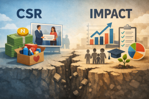Infographics of CSR vs Impact