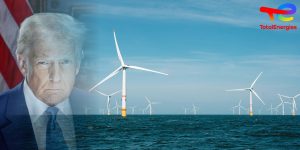 Donald Trump, totalenergies and an offshore wind turbine farm