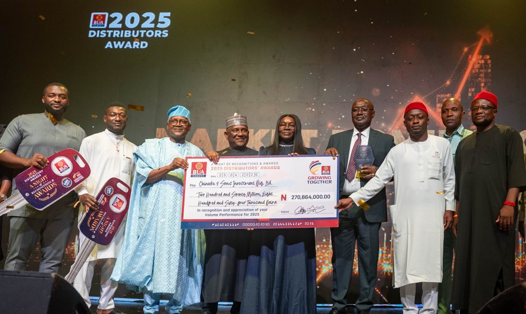 BUA CEMENT REWARDS TOP DISTRIBUTORS AT 2025 DISTRIBUTORS’ AWARDS