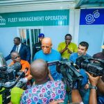 Governor Umo Eno at CNG Bus Terminal