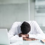 Tired Office Worker