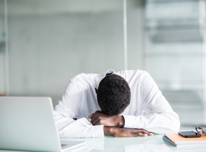 Tired Office Worker