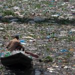 Plastic Polluted River