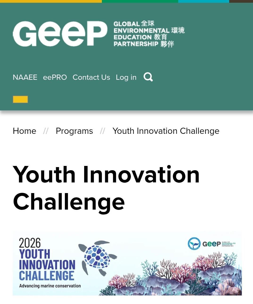 Apply Now, Youth Innovation Challenge, GEEP, 2026, $1,000, Global ...