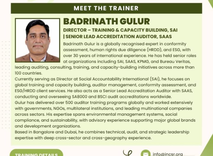 ESG Auditor Training