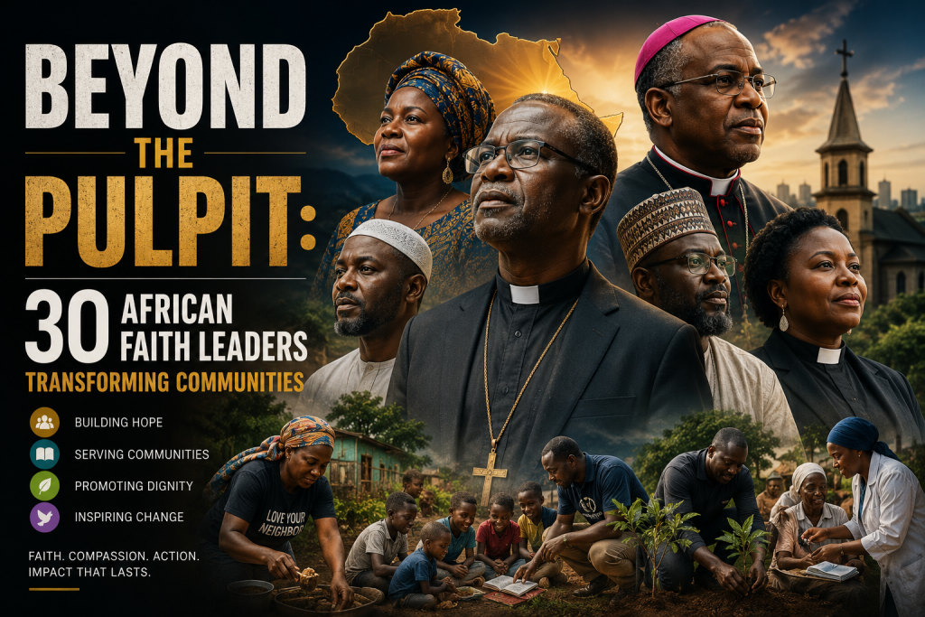 BEYOND THE PULPIT: 30 African Faith Leaders Transforming Communities