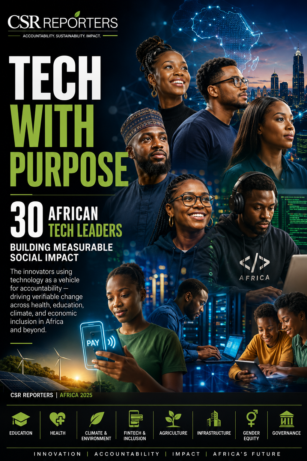30 African Tech Leaders Making Measurable Social Impact