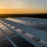 Solar Panels in the rising sun
