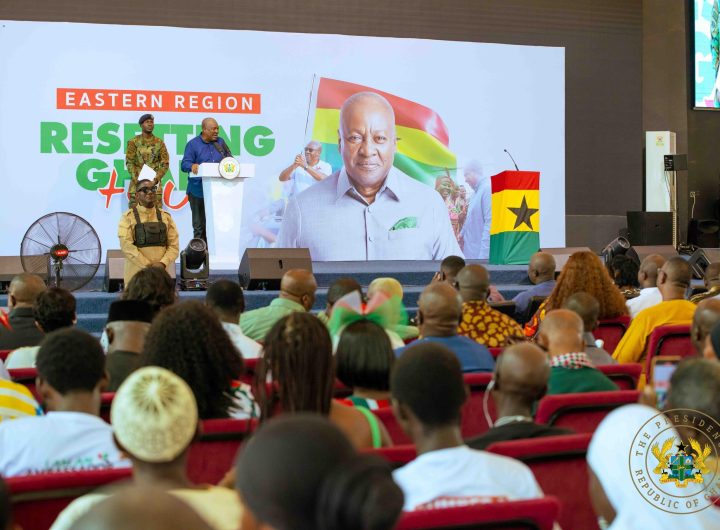 John Dramani Ghanaian President at Koforidua