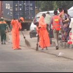 LAWMA Street Sweepers at Work