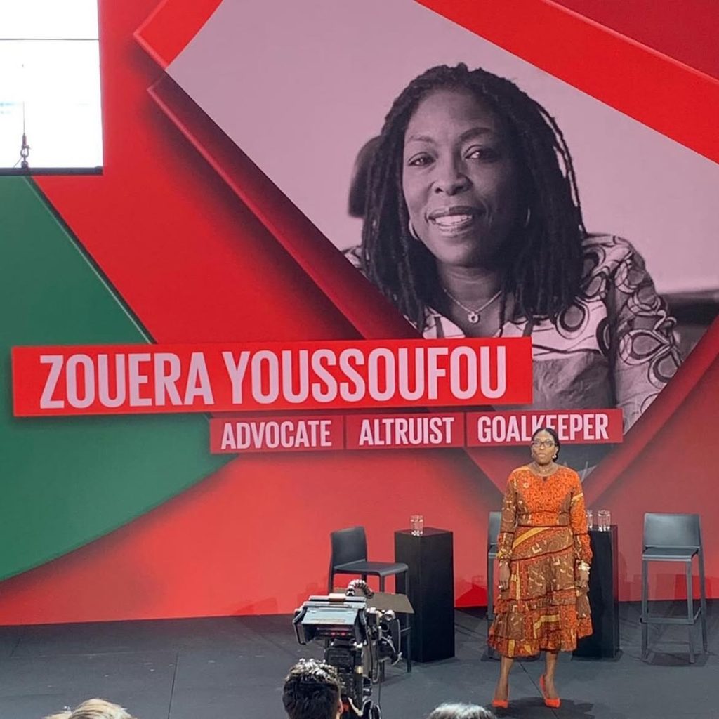 Zouerra Youssoufou at a conference