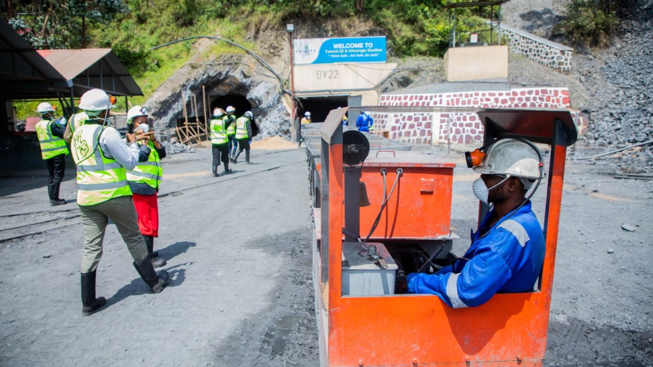 Mine workers